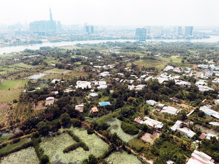 Bán đảo Thanh Đa, quận Bình Thạnh, TP.HCM (ảnh chụp trưa 3-3) - Ảnh: THANH HIỆP Bán đảo Thanh Đa, quận Bình Thạnh, TP.HCM (ảnh chụp trưa 3-3) - Ảnh: THANH HIỆP