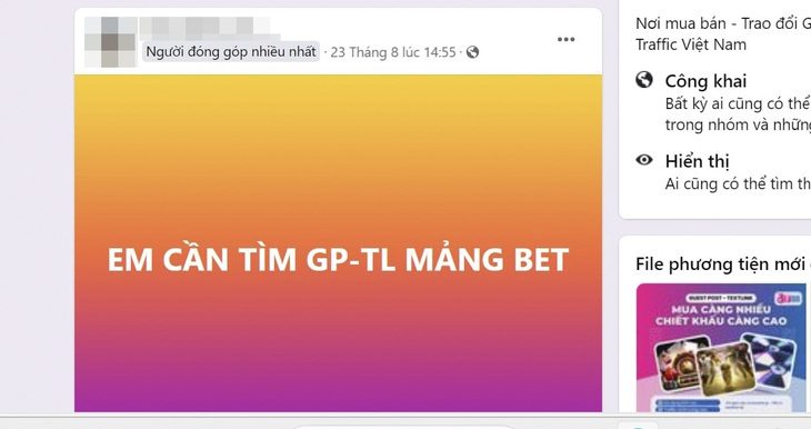 Ai đang 'bán chỗ', tiếp tay cho quảng cáo cờ bạc, cá độ? - Ảnh 1. Ai đang 'bán chỗ', tiếp tay cho quảng cáo cờ bạc, cá độ? - Ảnh 1.