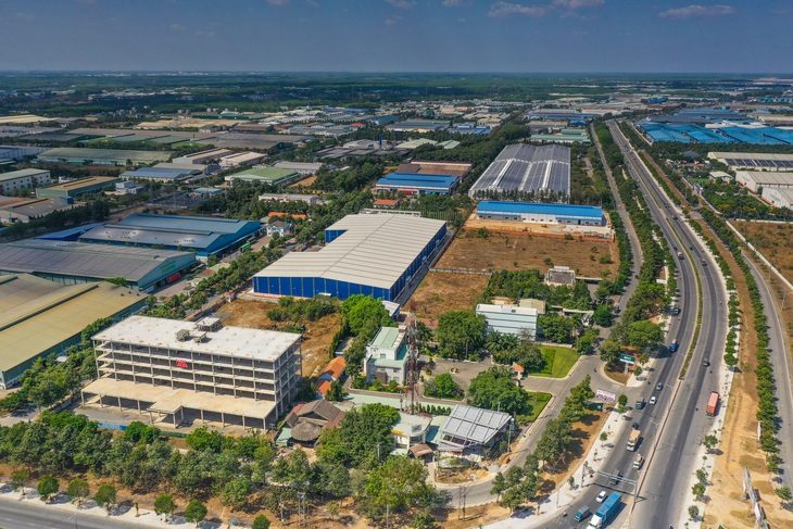 Bất động sản Bình Dương hưởng lợi từ dòng vốn FDI - Ảnh 1. Một khu công nghiệp ở Bình Dương - Ảnh: QUANG ĐỊNH